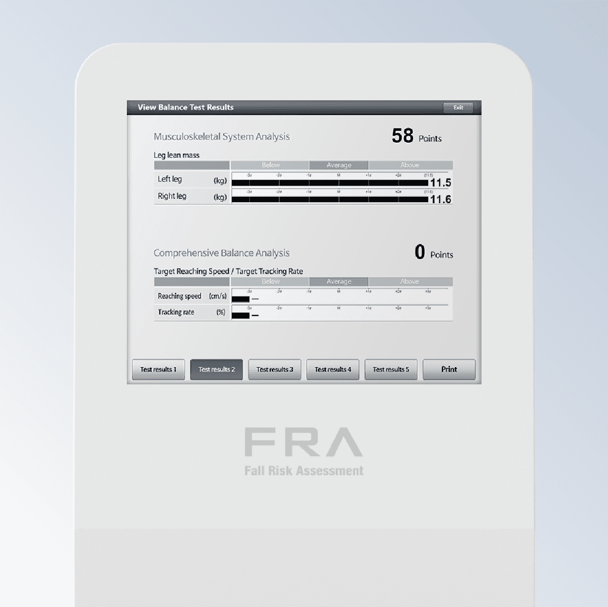 Comprehensive Balance Test